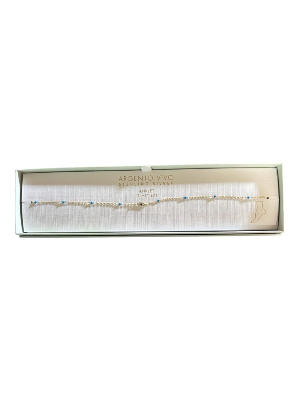 Argento Vivo NWB Sterling Silver Anklet